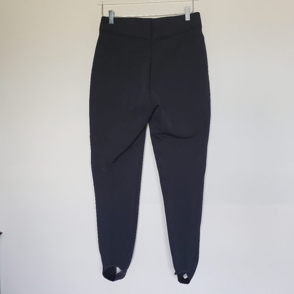 Vintage Fera Wool Blend Women's Ski Stirrups Pants Black Size 12 - Picture 2 of 7